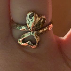 Lucky Brand Copper Hearts Ring